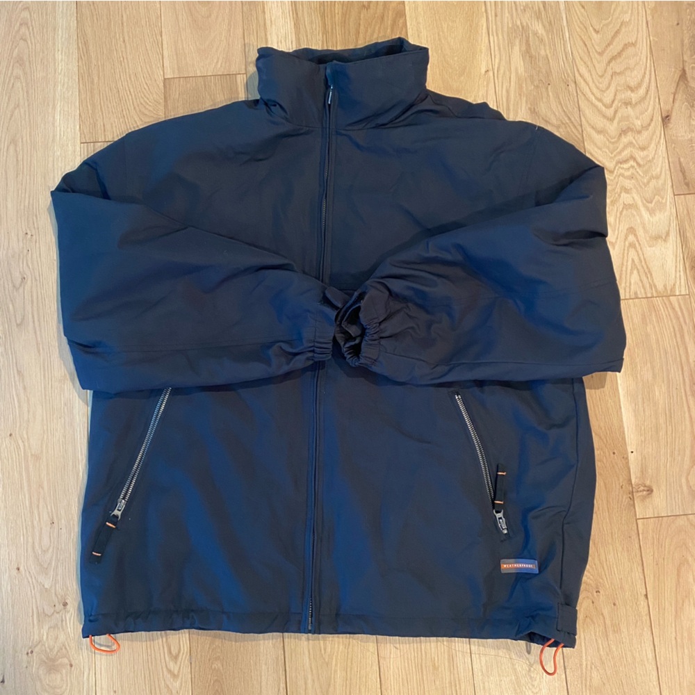 Weatherproof Garment Men’s XL Jacket with hide-able Hood Fleece Lined FLAWLESS